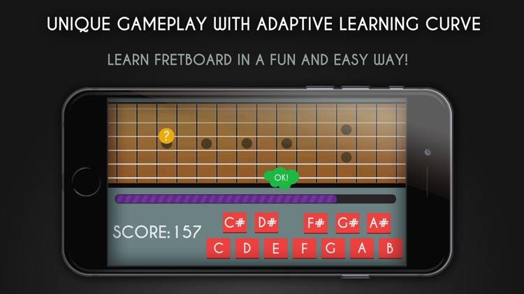 Fretboard Hero - learn guitar notes and memorize fretboard