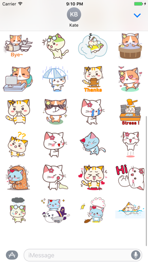 Cute Kitty Sticker for iMessage #1(圖3)-速報App