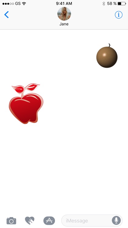 Apple Two Sticker Pack