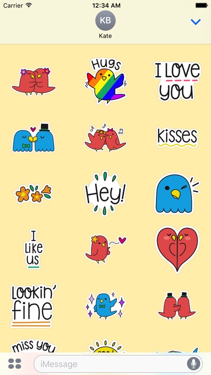 LGBT Love Stickers