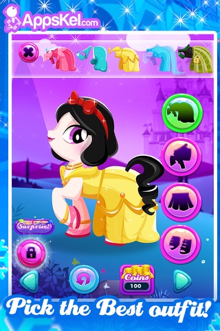 Pony Girls Friendship 2– Magic Dress Up Games Free screenshot 3