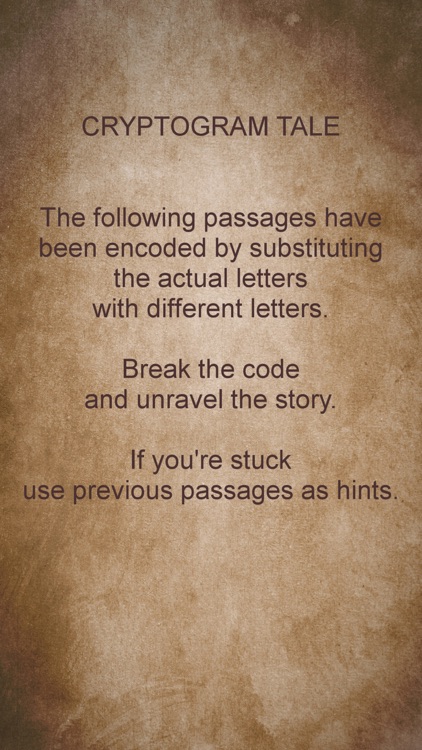 Cryptogram Tale
