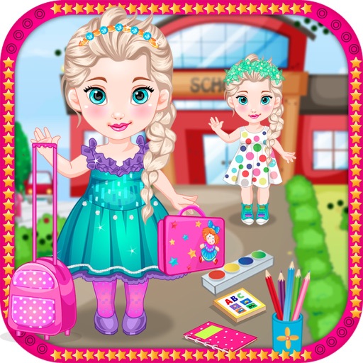Little Baby Goes To School Games iOS App