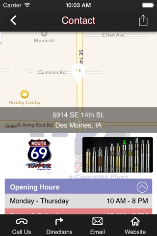 Route 69 Vapor screenshot 2