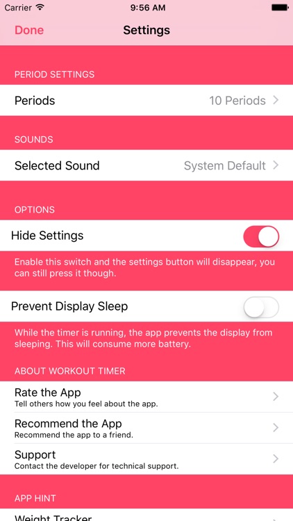 Workout Rest Timer