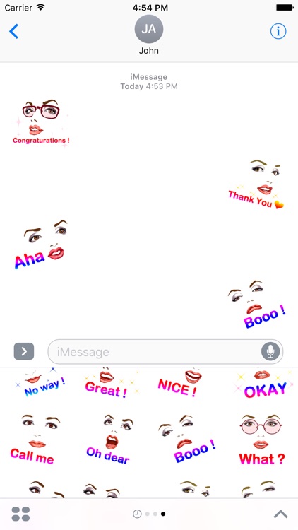 Sexy Face Stickers
