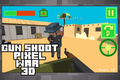 Strike Shot - Cube Gun War 3D screenshot 4