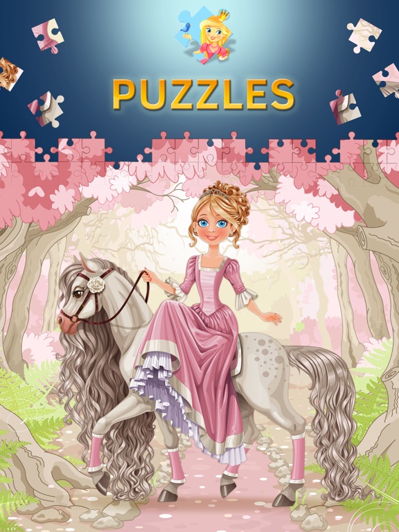 Пазлы принцессы. Игры для девочек. Премиум на iPad