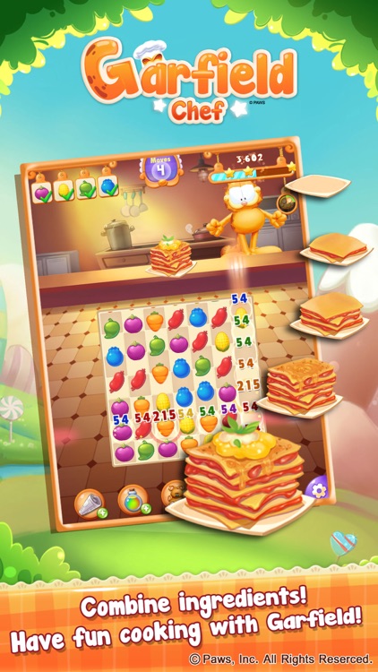 Garfield Chef: Match 3 Puzzle screenshot-0