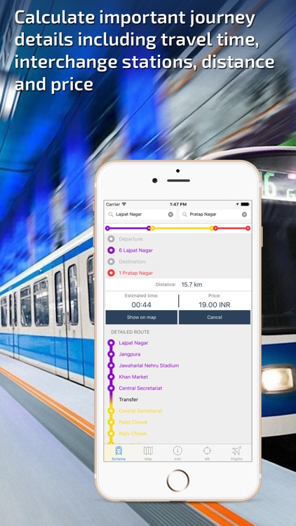 Delhi Metro Guide and Route Planner