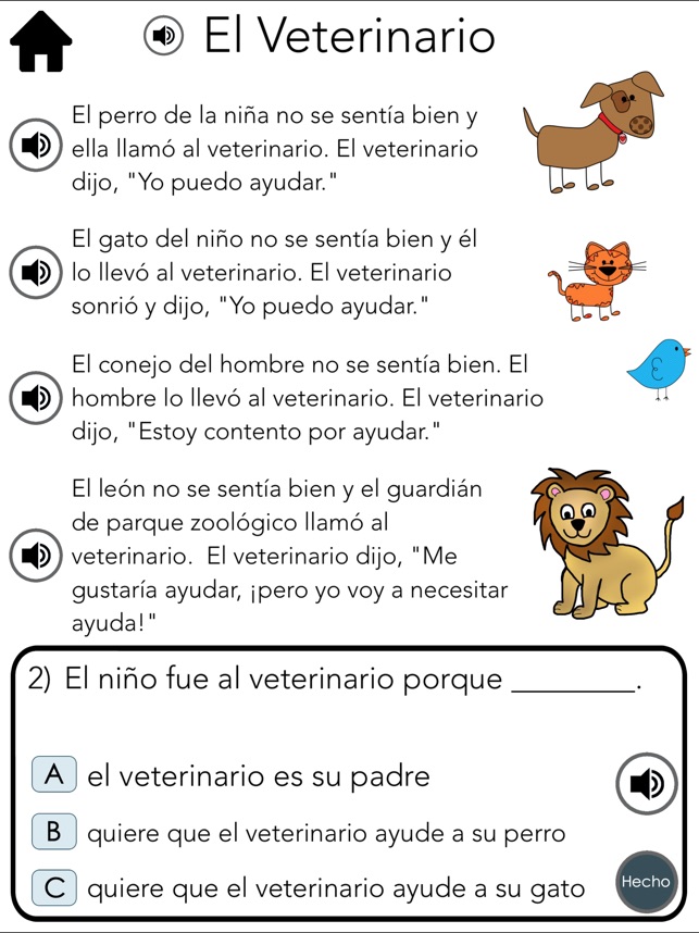 Spanish Comprehension Level 5(圖3)-速報App