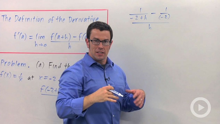 Screenshot of a  video about a math teacher teaching in