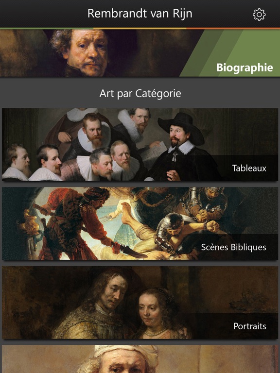 Screenshot #5 pour Rembrandt Galerie Virtuelle d'Oeuvre