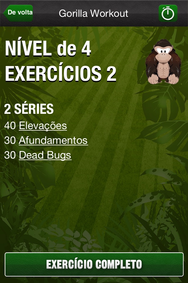 Gorilla Workout Lite: Bodyweight Fitness Program screenshot 3