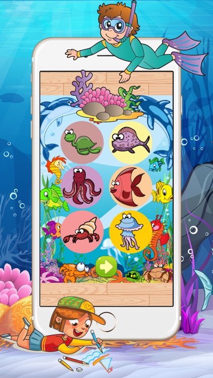 Coloring Book Seapet - Books for kids and adults