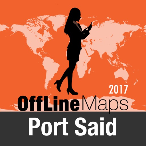 Port Said Offline Map and Travel Trip Guide icon