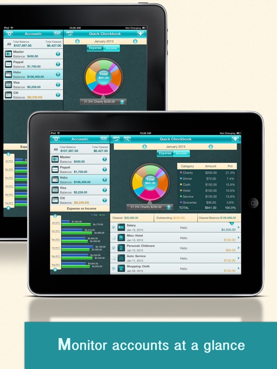 Quick Checkbook for iPad