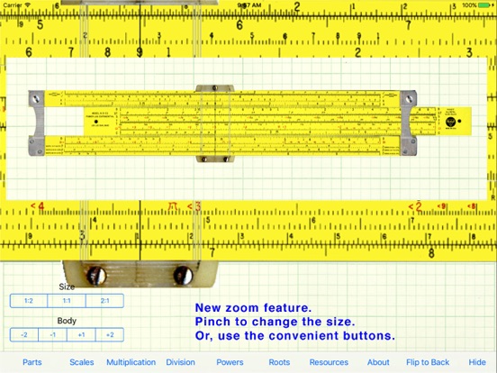 Screenshot #6 pour Virtual Slide Rule