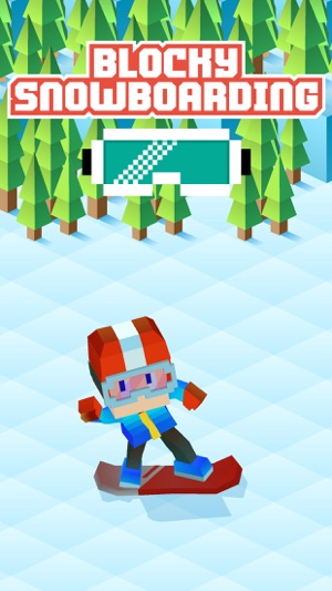 Blocky Snowboarding(圖1)-速報App