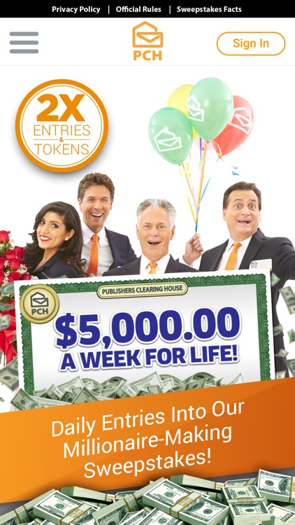 The PCH App: Cash Prizes, Sweepstakes & Mini Games