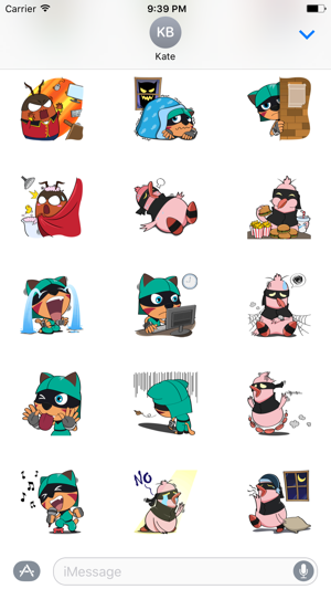 Pororo Cat and friends sticker pack for iMessage(圖3)-速報App