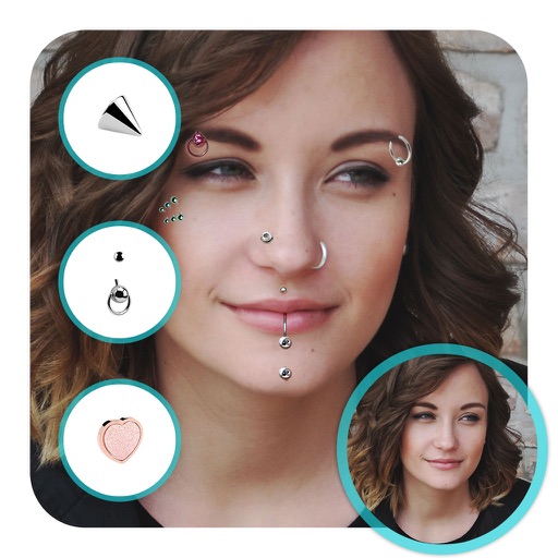 Piercing Booth Photo Editor icon