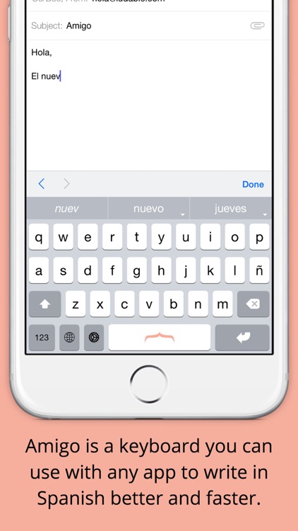 Amigo Spanish Keyboard screenshot-0