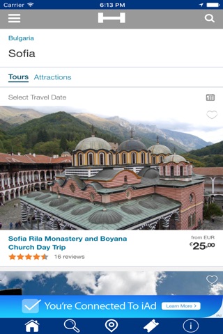 Sofia Hotels + Compare and Booking Hotel for Tonight with map and travel tour screenshot 2