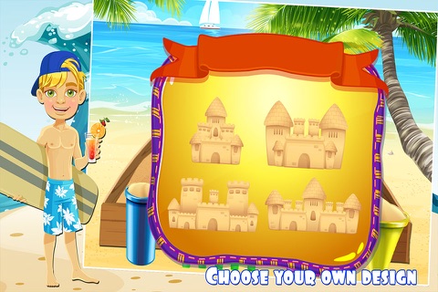 Make sand castle – Robinson island & fun at beach screenshot 2