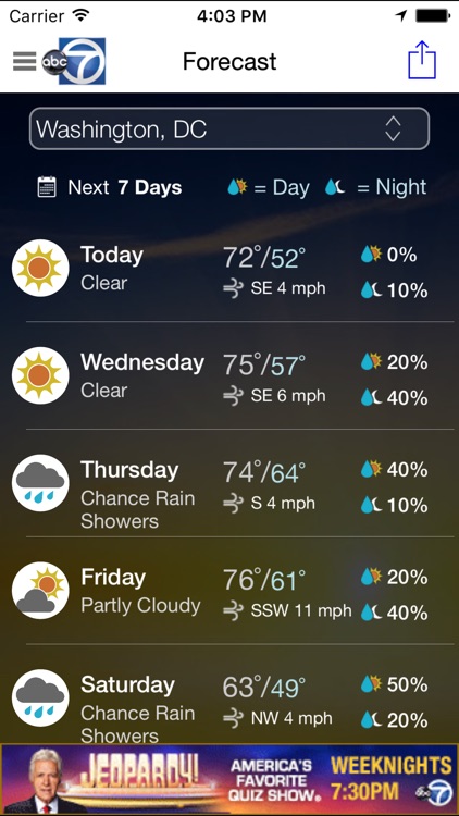 StormWatch 7 Weather App from ABC7/WJLA