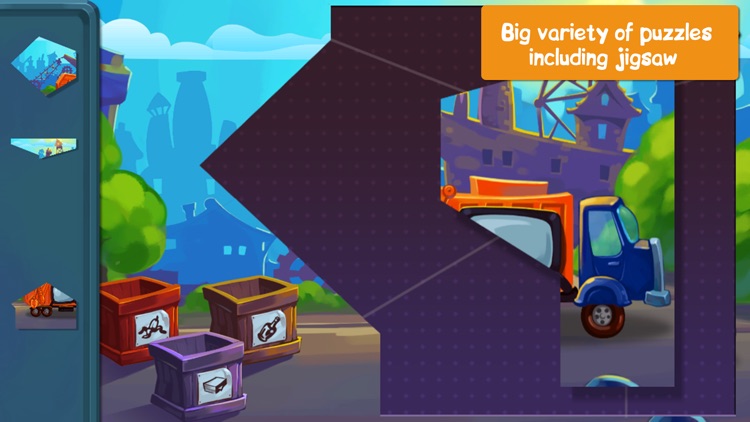 Funny Cars for Kids - An Animated Transport Puzzle Game for Kids and Toddlers screenshot-3