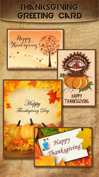 Holiday Greeting Cards FREE - Mail Thank You eCards & Send Wishes for American Thanksgiving Day