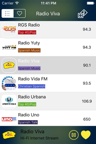 Paraguay Radio (Asunción / Spanish / Guaraní / español / Paraguayan) screenshot 2