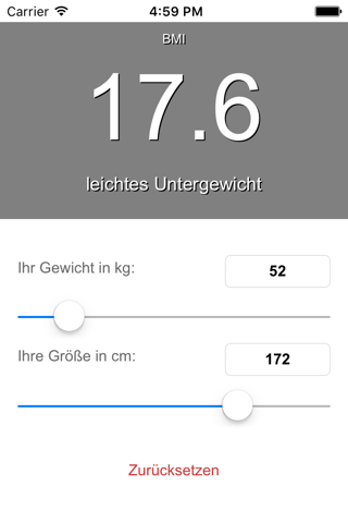 BMI Rechner FREE screenshot 4