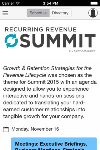 The Recurring Revenue Summit 2015 screenshot 2