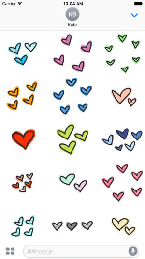 Happy Heart sticker - emoji stickers for iMessage(圖2)-速報App