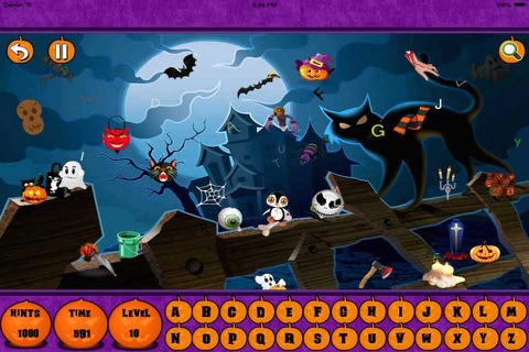 Halloween Hidden Alphabets screenshot 4