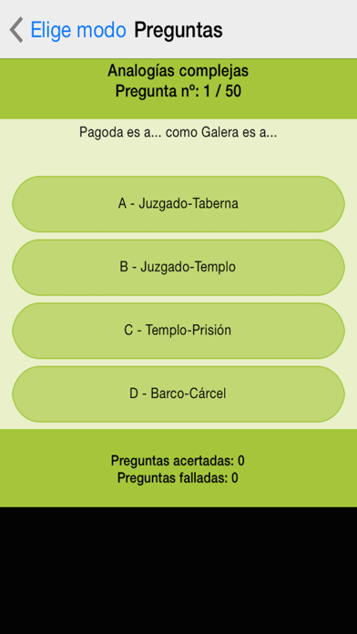 Psicotecnicos Test screenshot 3