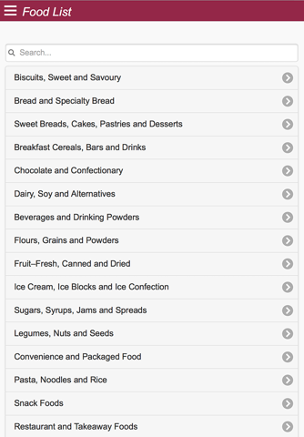 Australian CarbCounter Traffic Light Guide to Food screenshot 2