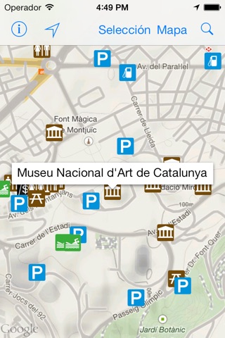 Leisuremap Spain, Camping, Golf, Swimming, Car parks, and more screenshot 2