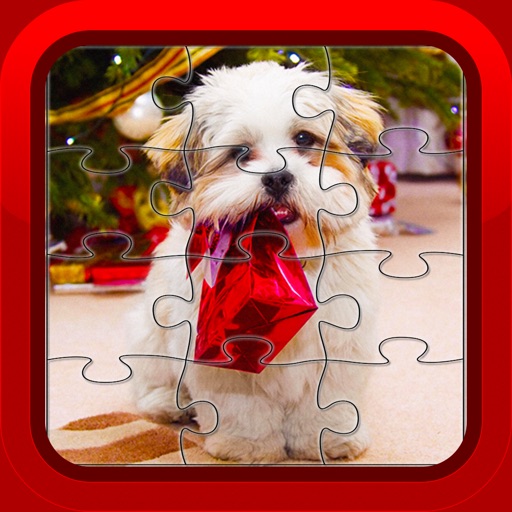 Christmas Puppy Dog Jigsaw Puzzles for Toddlers iOS App