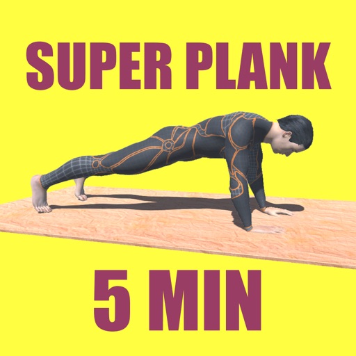 5 Min Super Plank Workout - Your Personal Fitness Trainer for Calisthenics exercises icon