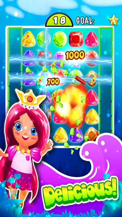Jewel's Smash Match-3 - diamond game and kids digger's mania hd free