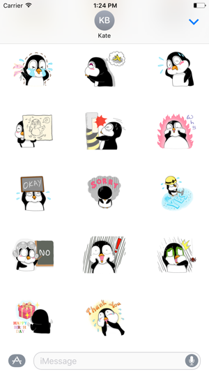 Black Penguin Sticker(圖3)-速報App