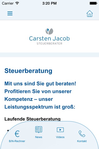 Carsten Jacob Steuerberater screenshot 4