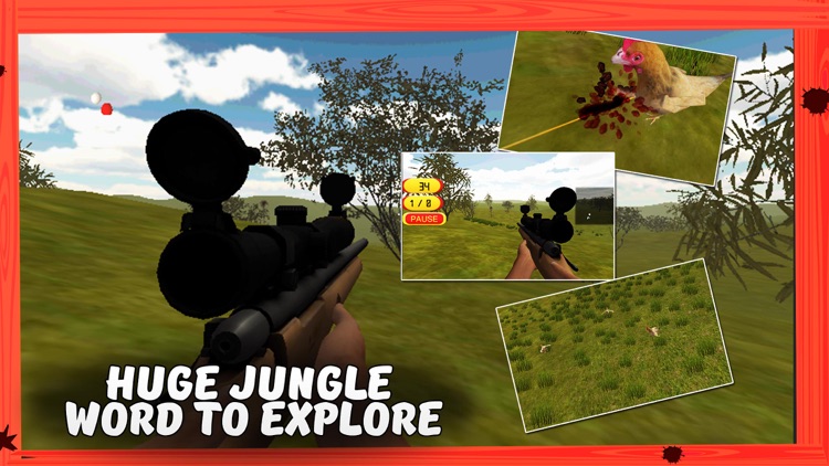 3D Chicken Hunter Simulator – Pick up hunting rifles & shoots animal to kill