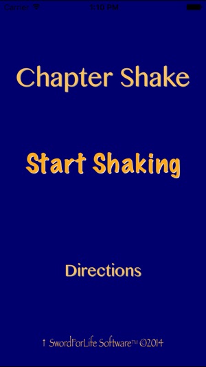 Bible Chapter Shake(圖1)-速報App