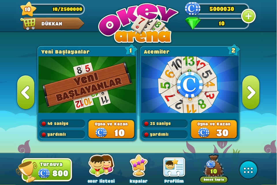 Okey Arena screenshot 2