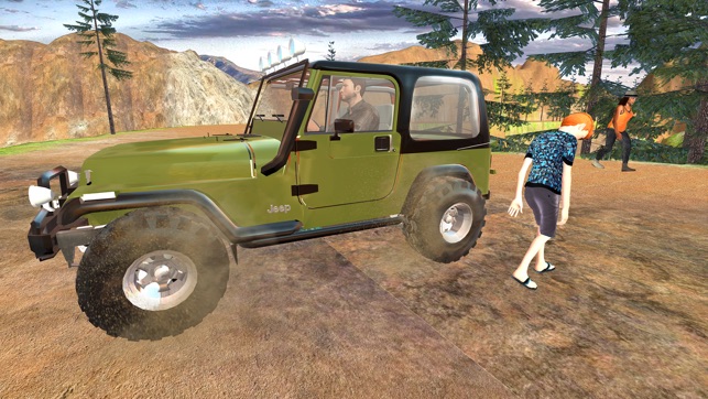 Offroad 4x4 Hill Flying Jeep - Fly  & Drive Jeep in Hill Env(圖2)-速報App