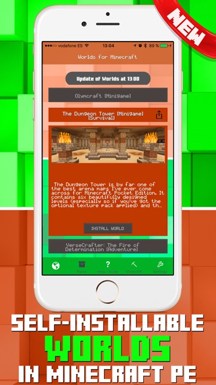 Add-ons for Minecraft PE - Self-installing addons